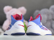 Nike HD2012 Kids High-Top Basketball Shoes White Blue Red