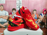 Nike Basketball Sneakers Red Black Gold