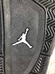Jordan 4 Tattoo Black and Red Sneakers CT8527-016