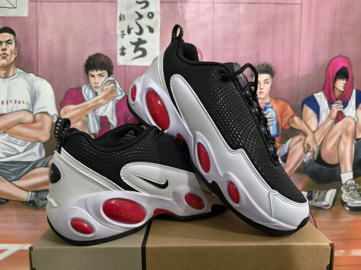 Nike Black White Red Sneakers