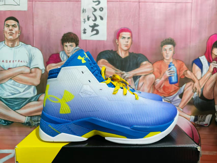 Under Armour SC Basketball Sneakers Royal Blue Yellow