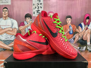 Nike Zoom Reverse Green Hornet Basketball Sneakers Red