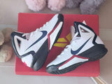 Nike Hyperdunk 2010 Kids Basketball Shoes, White/Navy/Red