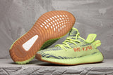 Yeezy 350 V2 Sneakers Lime Green Gum Sole