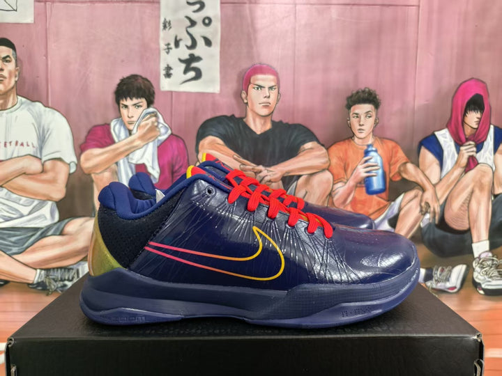 Nike Clark PE Basketball Sneakers Navy Red
