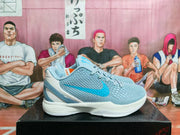Nike Clark Basketball Sneakers Blue and White