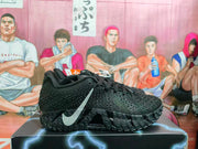 Nike Zoom Basketball Sneakers Black and Silver