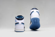 Jordan 1 Retro High Navy and Light Blue Sneakers