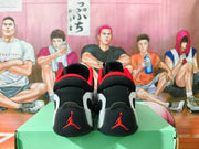 Jordan Basketball Sneakers White Black Red