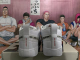 Nike White Sneakers with Patterned Swoosh