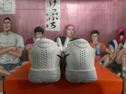 Nike Zoom White and Grey Basketball Shoes