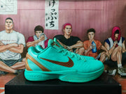 Nike Brunson PE Basketball Sneakers Turquoise Gold
