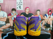 Nike Ja 1 Basketball Shoes Purple and Yellow LSU Style