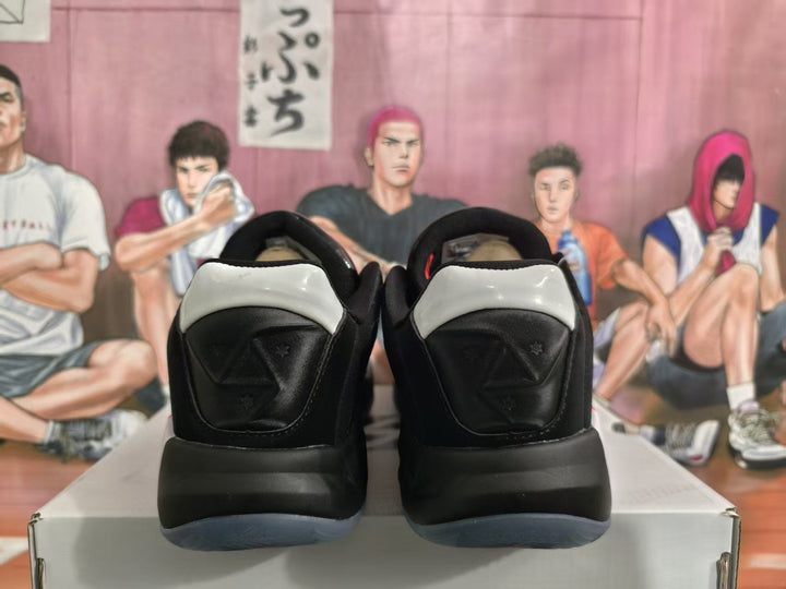 Jordan Black White Red Basketball Sneakers