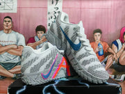 Nike LeBron 18 Low White and Gray Basketball Shoes