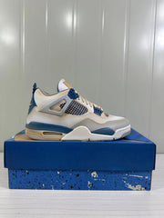 Jordan Air Jordan 4 Retro White Blue Sneakers 308497-105