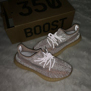 Yeezy 350 V2 Knit Sneakers in Taupe