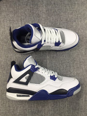 Jordan Air Jordan 4 White Black Blue Sneakers