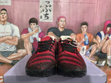 Nike Red and Black Textured Sneakers