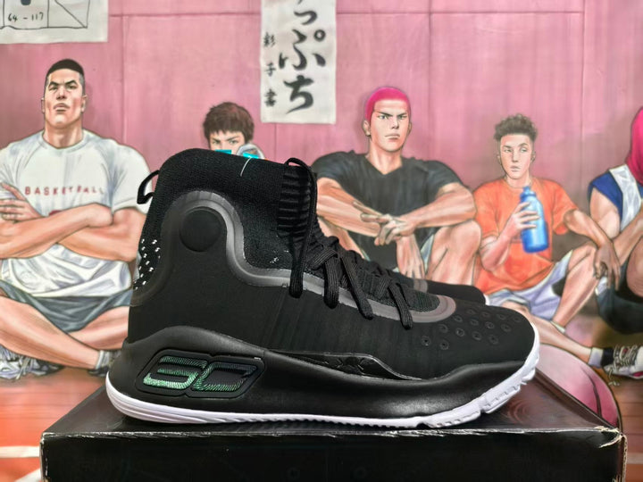 Under Armour Curry 4 Halloween Black Basketball Shoes