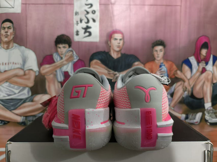 Nike GT Basketball Shoes Grey and Pink