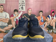 Nike LeBron Witness Basketball Shoes, Navy and Yellow