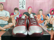 Nike Basketball Sneakers Burgundy Silver