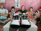 Nike Basketball Sneakers White Black Red