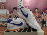 Nike White Blue and Orange Low-Top Sneakers