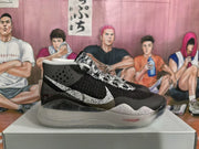 Nike Zoom Black Cement Basketball Sneakers
