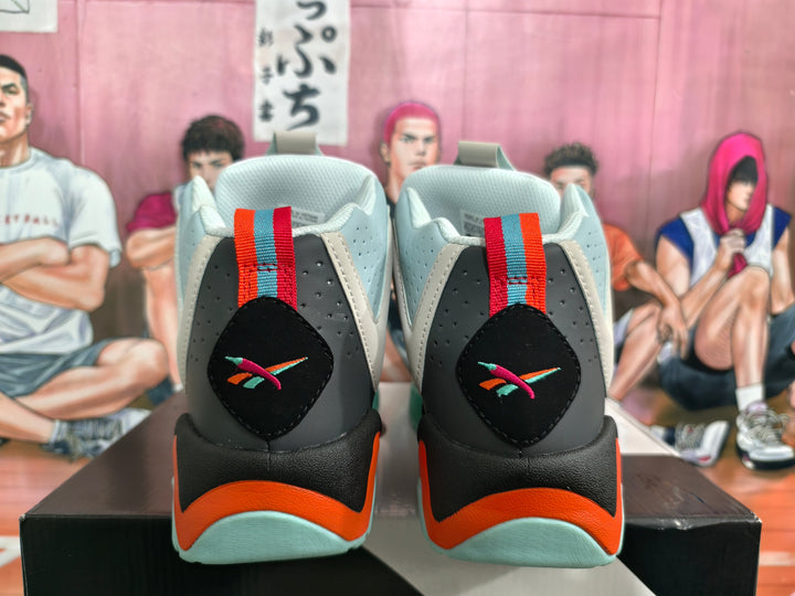 Reebok High-Top Basketball Sneakers Blue Gray Black