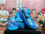 Nike Blue Basketball Sneakers with Kobe-Style Details