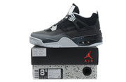 Jordan 4 Retro Oreo Black Grey White Sneakers 626969-030