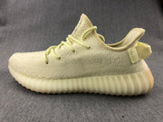 Yeezy 350 V2 Knit Sneakers in Pale Cream