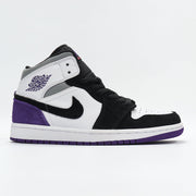 Jordan High-Top Sneakers Black White Purple 852542-105