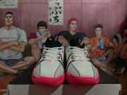 Nike ZoomX Basketball Shoes in White, Gray and Pink
