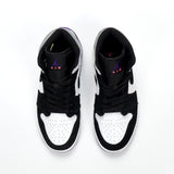 Jordan High-Top Sneakers Black White Purple 852542-105