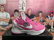 Nike Kobe Basketball Sneakers Pink and White