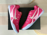 Nike Kobe 9 Pink Silver Basketball Sneakers