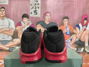 Nike Black and Red Basketball Sneakers