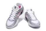 Nike FQ2174-100 Basketball Shoes, White and Grey with Pink