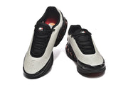 Nike Air Max DN Sneakers in Light Gray, Black and Red