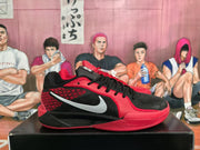Nike Red and Black Basketball Sneakers
