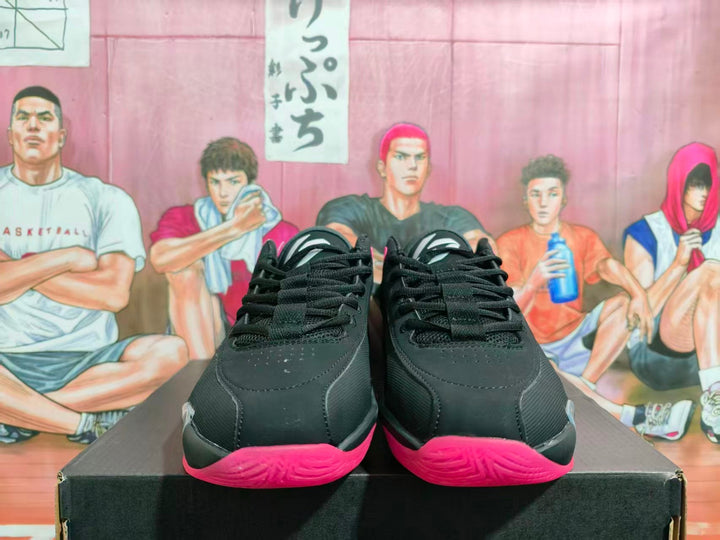 Jordan Black Grey Red Basketball Sneakers