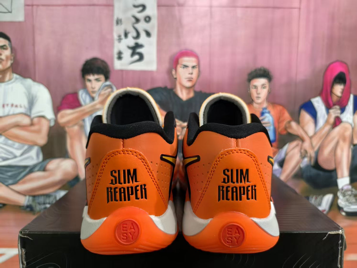 Nike Slim Reaper Basketball Sneakers Orange Black