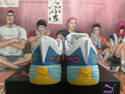 Puma All-Pro Basketball Shoes Blue Yellow