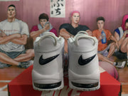 Nike Air More Uptempo Sneakers White Navy