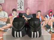 Black and Red Basketball Sneakers