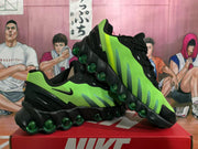 Nike Air Max Sneakers Black and Volt Green