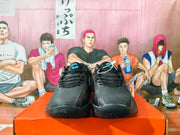 Nike Black and Blue Sneakers